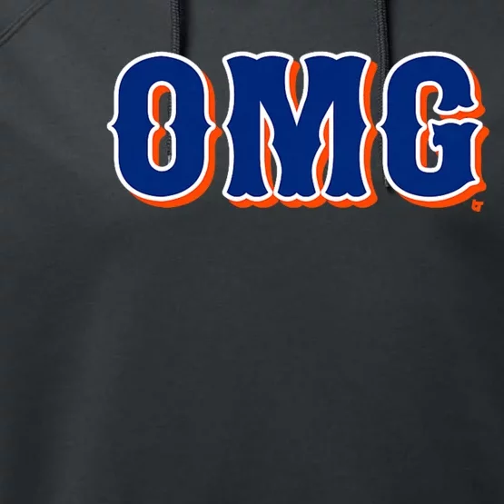 Omg New York Baseball Performance Fleece Hoodie