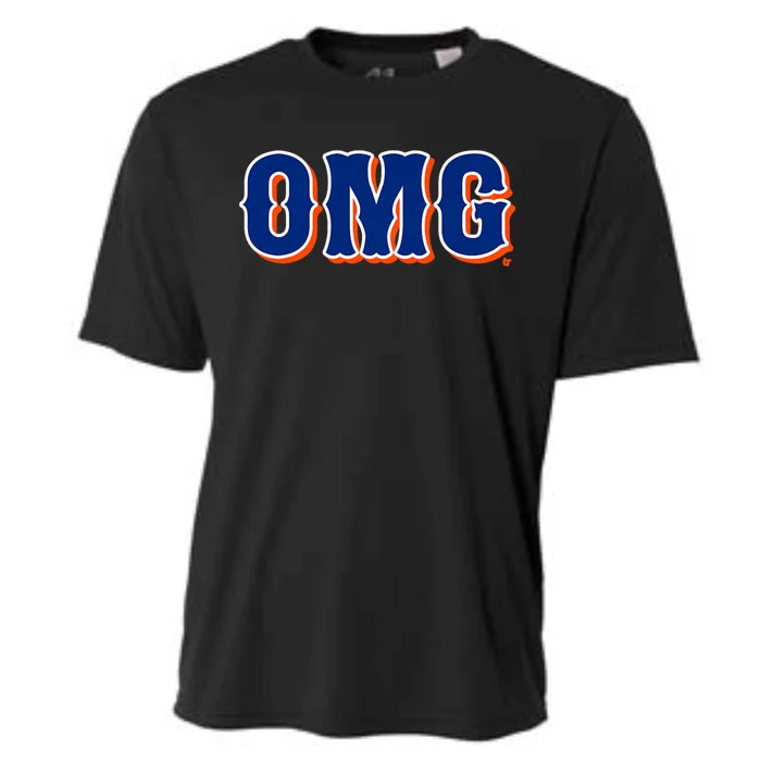 Omg New York Baseball Cooling Performance Crew T-Shirt