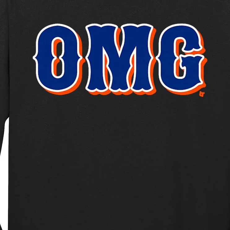 Omg New York Baseball Long Sleeve Shirt