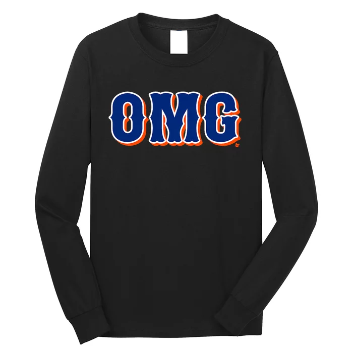 Omg New York Baseball Long Sleeve Shirt