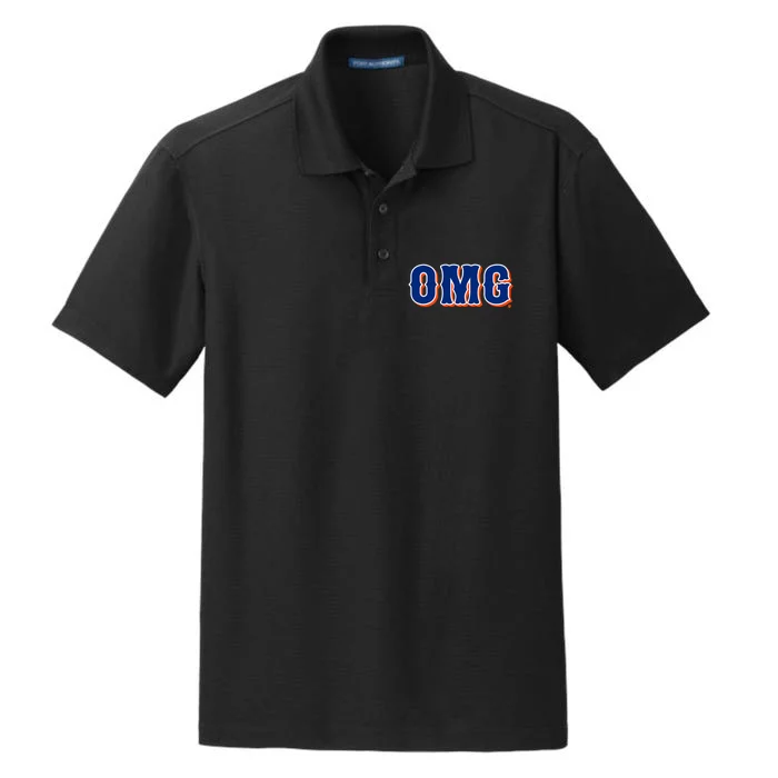 Omg New York Baseball Dry Zone Grid Performance Polo