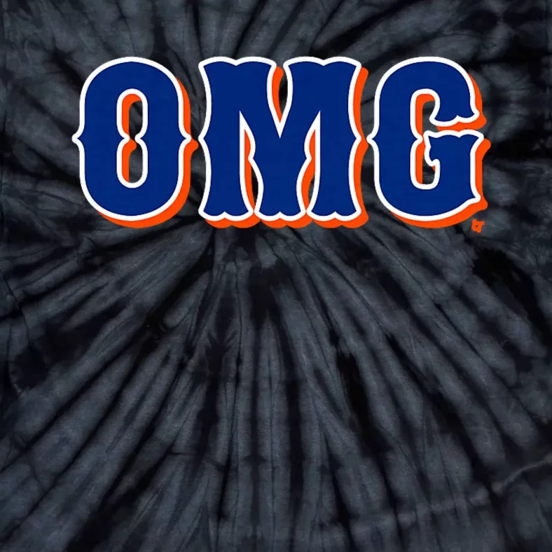 Omg New York Baseball Tie-Dye T-Shirt