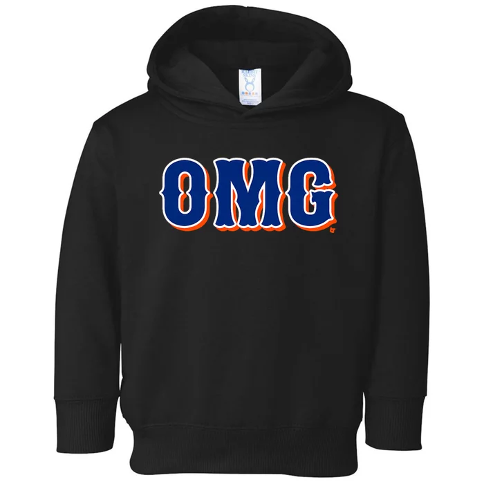 Omg New York Baseball Toddler Hoodie