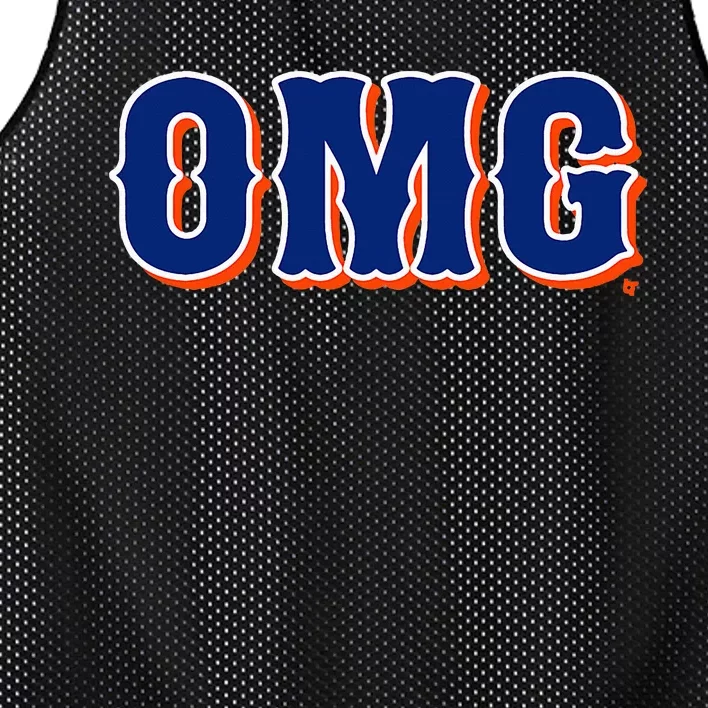 Omg New York Baseball Mesh Reversible Basketball Jersey Tank