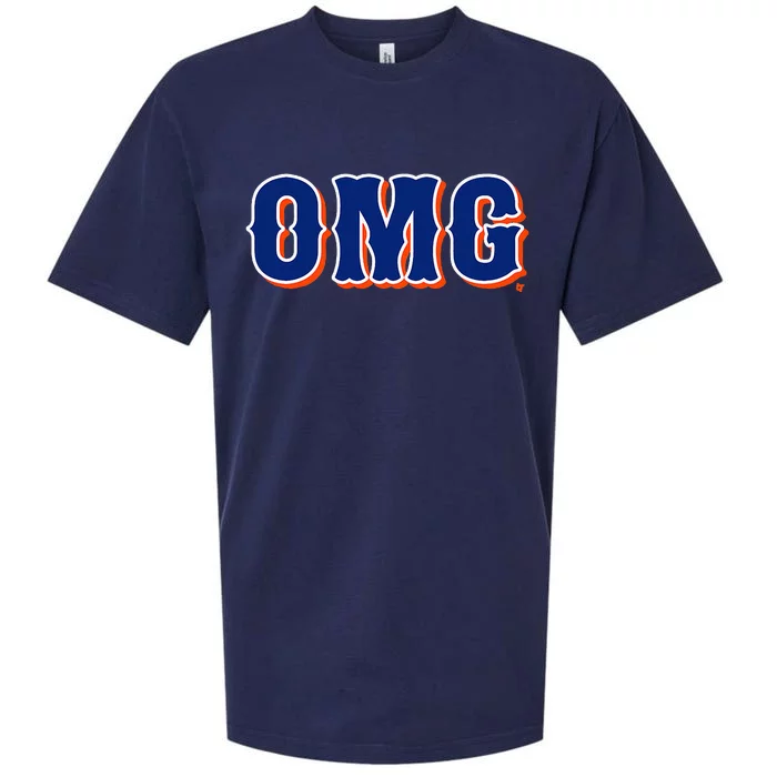 Omg New York Baseball Sueded Cloud Jersey T-Shirt