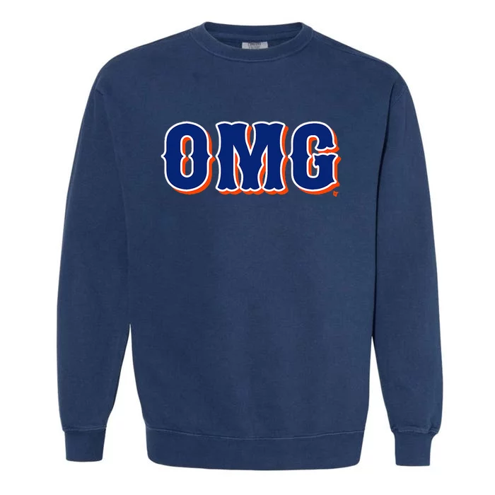 Omg New York Baseball Garment-Dyed Sweatshirt