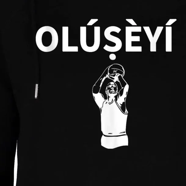 Oluseyi Nigeria Yoruba Name Womens Funnel Neck Pullover Hood