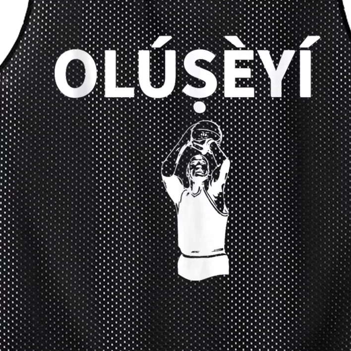 Oluseyi Nigeria Yoruba Name Mesh Reversible Basketball Jersey Tank