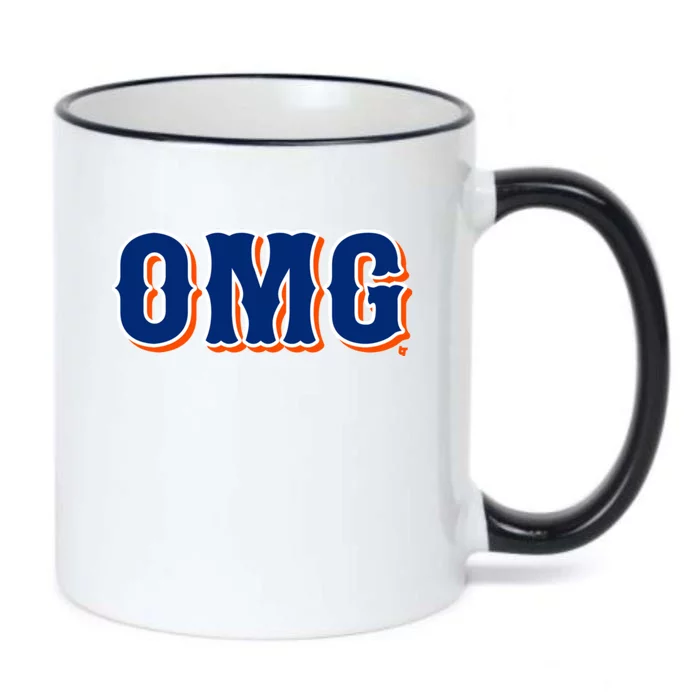 Omg New York Baseball Black Color Changing Mug