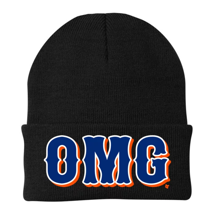 Omg New York Baseball Knit Cap Winter Beanie