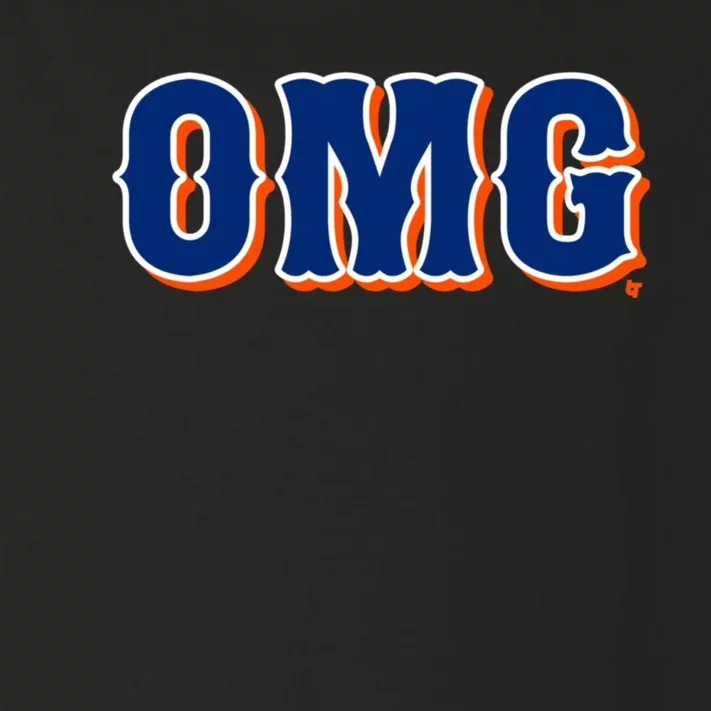 Omg New York Baseball Toddler Long Sleeve Shirt