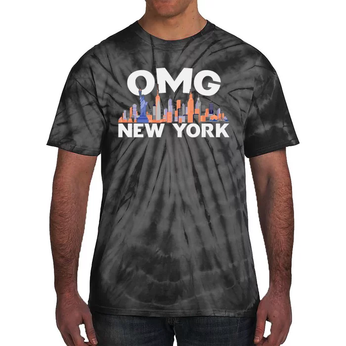 Omg New York Ny Tie-Dye T-Shirt