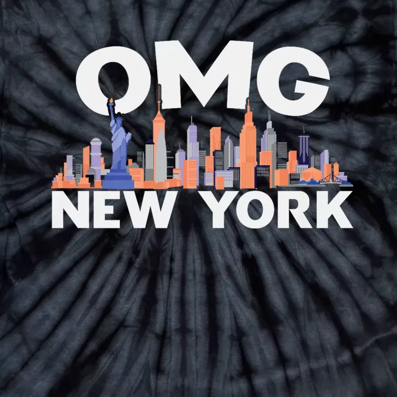 Omg New York Ny Tie-Dye T-Shirt