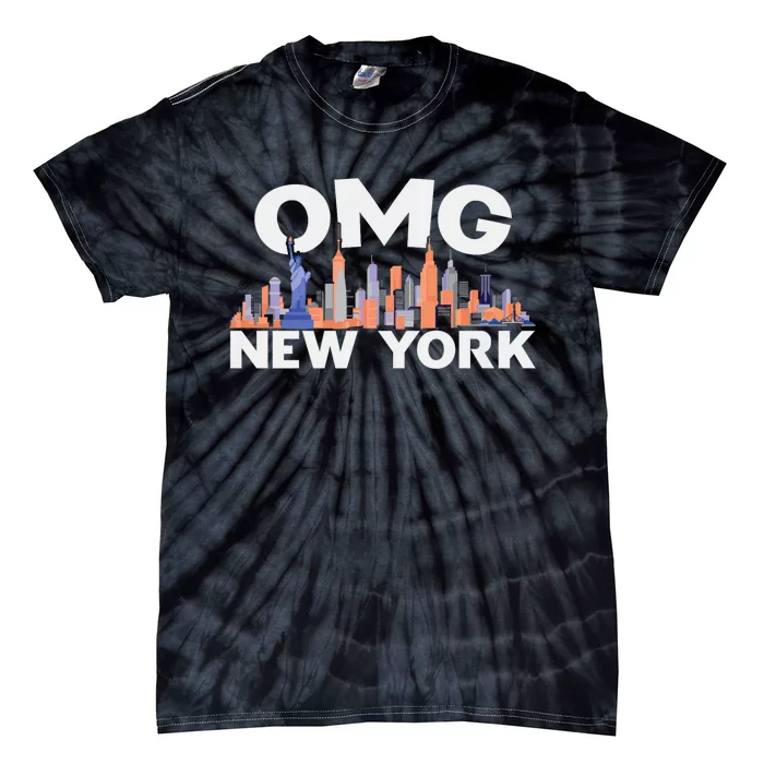 Omg New York Ny Tie-Dye T-Shirt