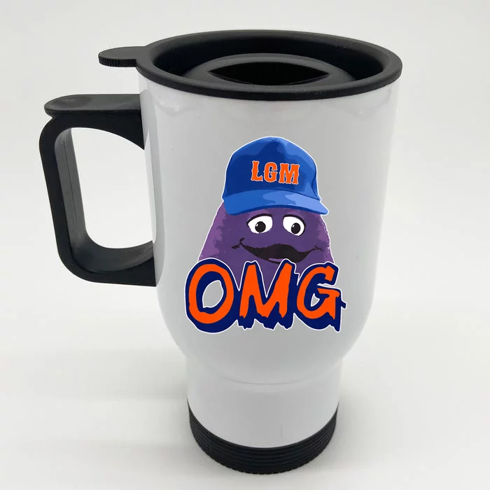 Omg New York Apparel Omg New York Front & Back Stainless Steel Travel Mug