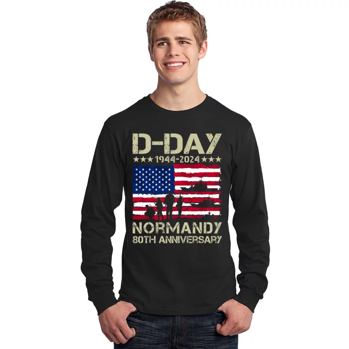 Operation Overlord 1944 Dday 2024 80th Anniversary Normandy Long Sleeve Shirt