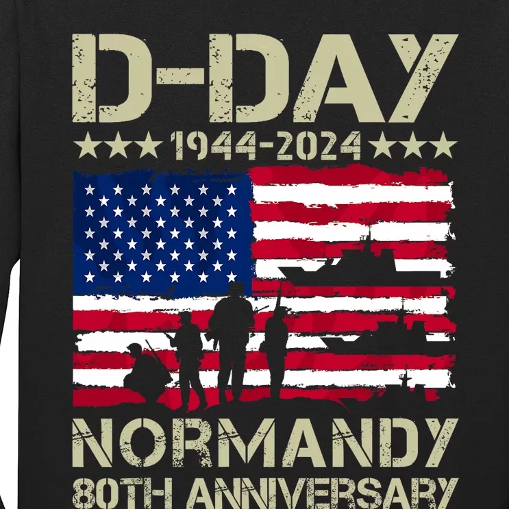 Operation Overlord 1944 Dday 2024 80th Anniversary Normandy Long Sleeve Shirt