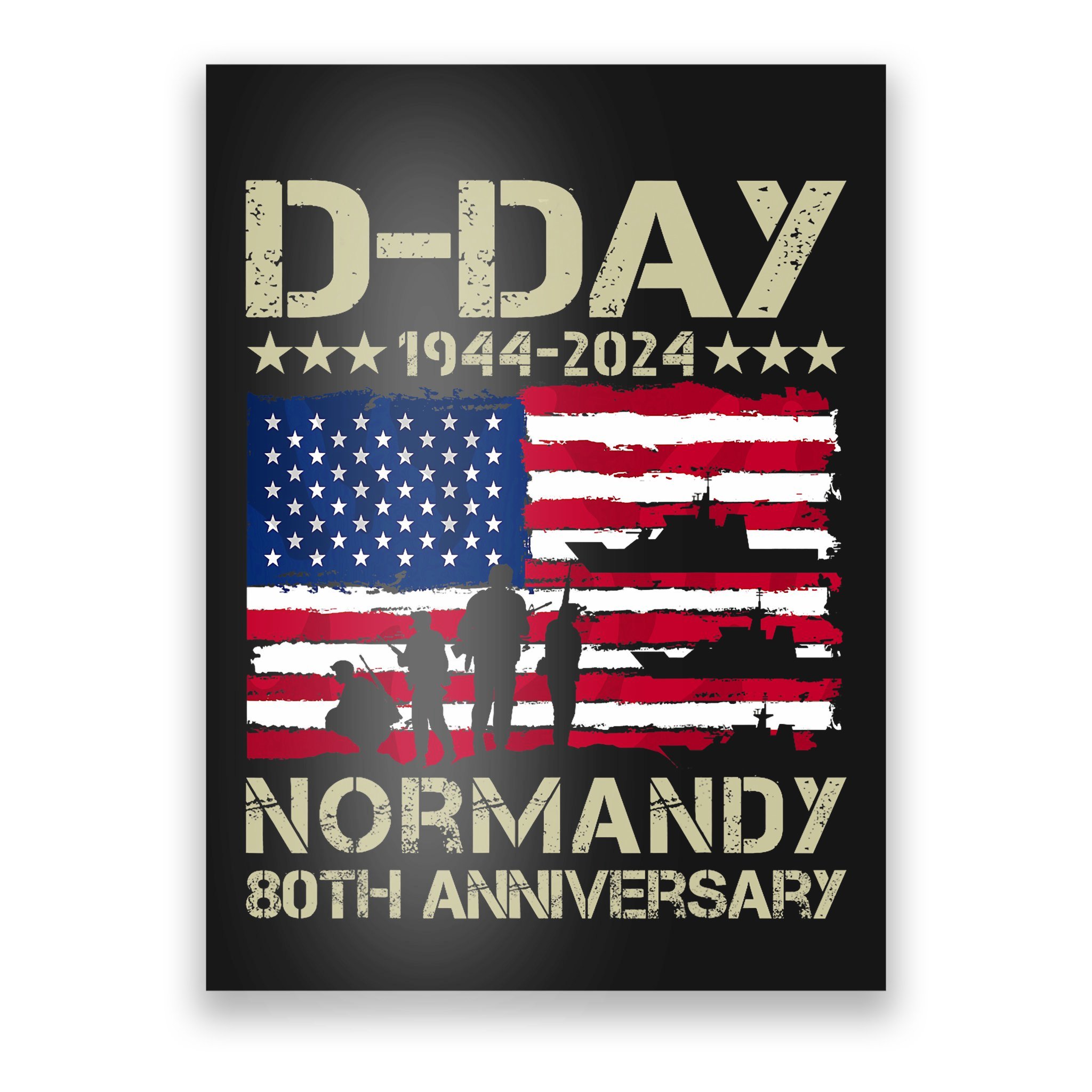 Operation Overlord 1944 Dday 2024 80th Anniversary Normandy Poster ...