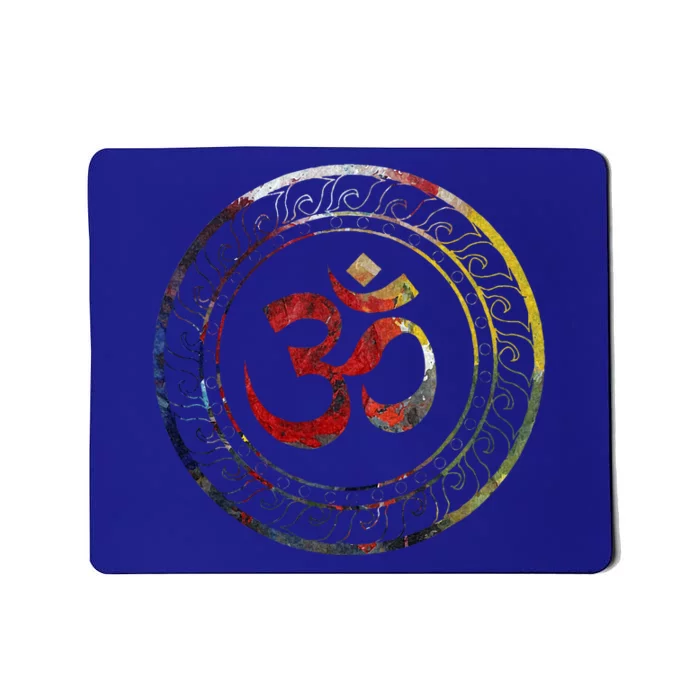 Om Ohm Aum Symbol Spiritual Yoga Gift Mousepad