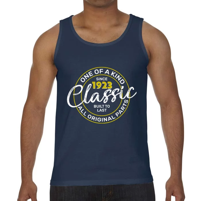 One Of A Kind Since 1923 Classic 100th Birthday Comfort Colors® Tank Top