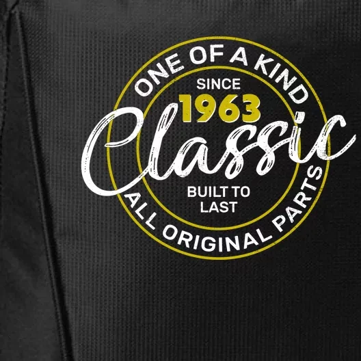 One Of A Kind Since 1963 Classic 60th Birthday City Backpack