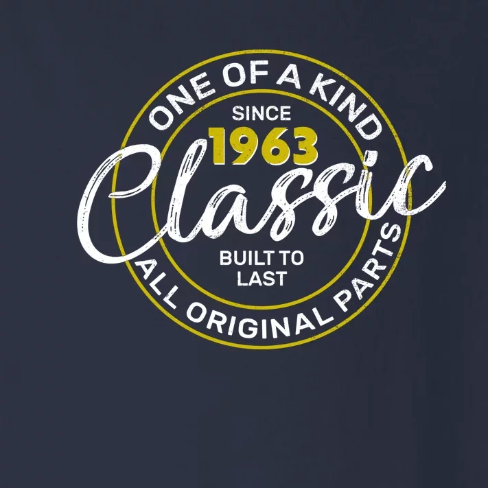 One Of A Kind Since 1963 Classic 60th Birthday Toddler Long Sleeve Shirt