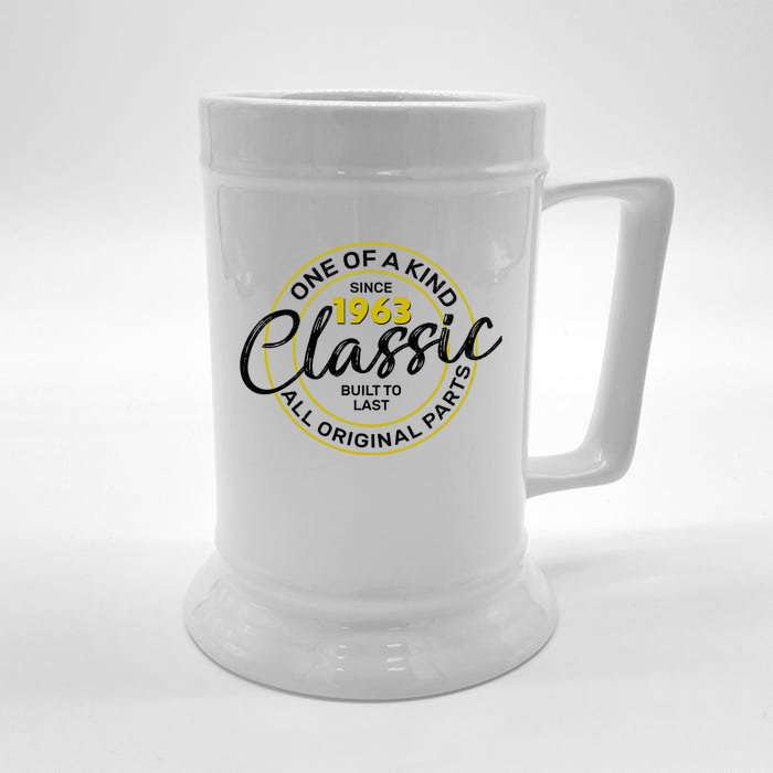 One Of A Kind Since 1963 Classic 60th Birthday Front & Back Beer Stein