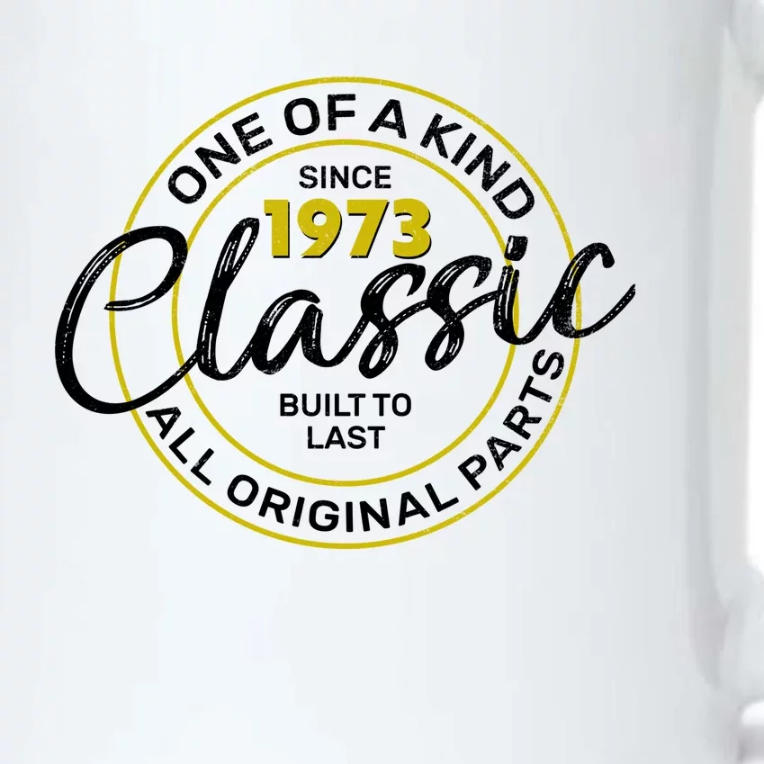 One Of A Kind Since 1973 Classic 50th Birthday Black Color Changing Mug