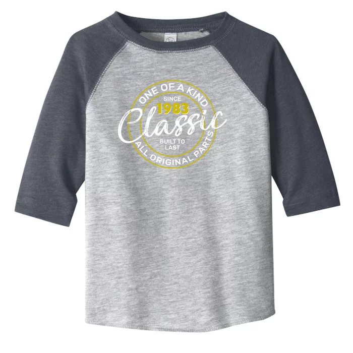 One Of A Kind Since 1983 Classic 40th Birthday Toddler Fine Jersey T-Shirt