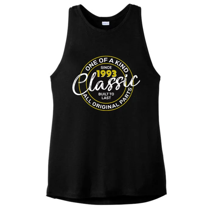 One Of A Kind Since 1993 Classic 30th Birthday Ladies Tri-Blend Wicking Tank