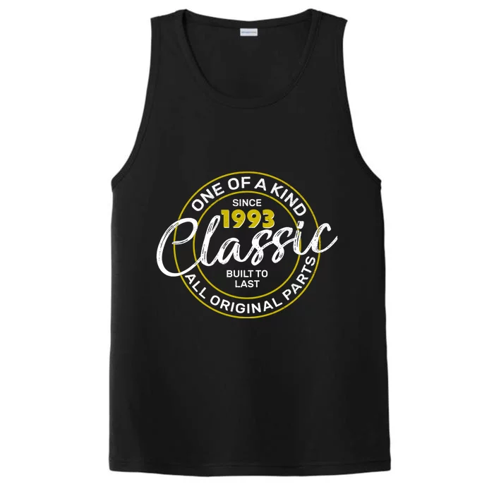 One Of A Kind Since 1993 Classic 30th Birthday Performance Tank