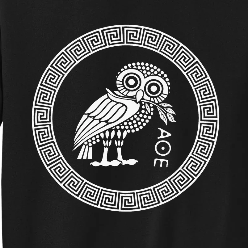 Owl of Athena funny saying quotes Sweatshirt