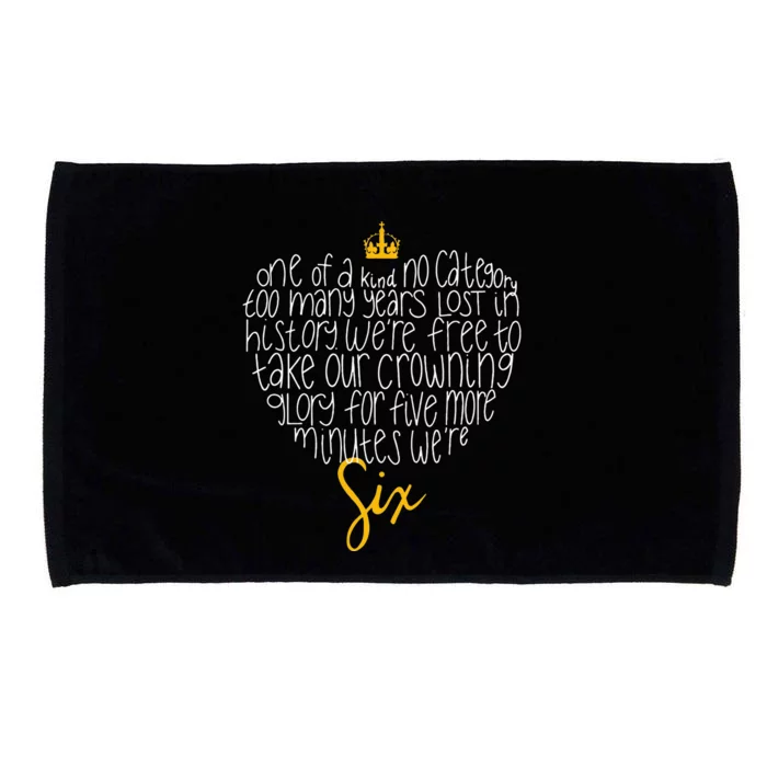 One of a Kind No Category Six Queens Lettered Heart Microfiber Hand Towel