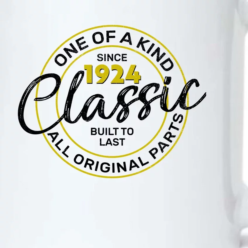 One Of A Kind Since 1924 Classic 100th Birthday Black Color Changing Mug