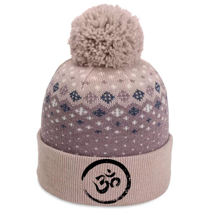 Ohm Om Aum Yoga Meditation Spiritual Namaste Gift Hoodie The Baniff Cuffed Pom Beanie