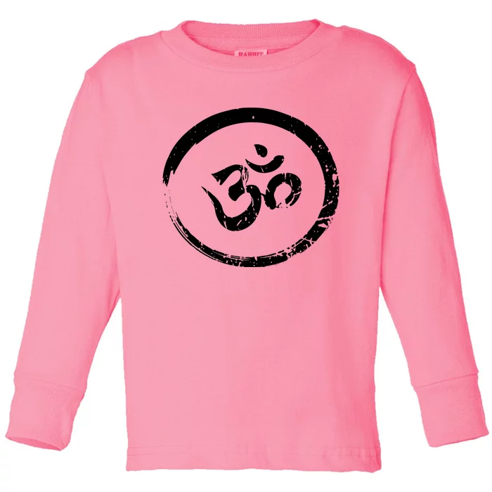 Ohm Om Aum Yoga Meditation Spiritual Namaste Gift Hoodie Toddler Long Sleeve Shirt