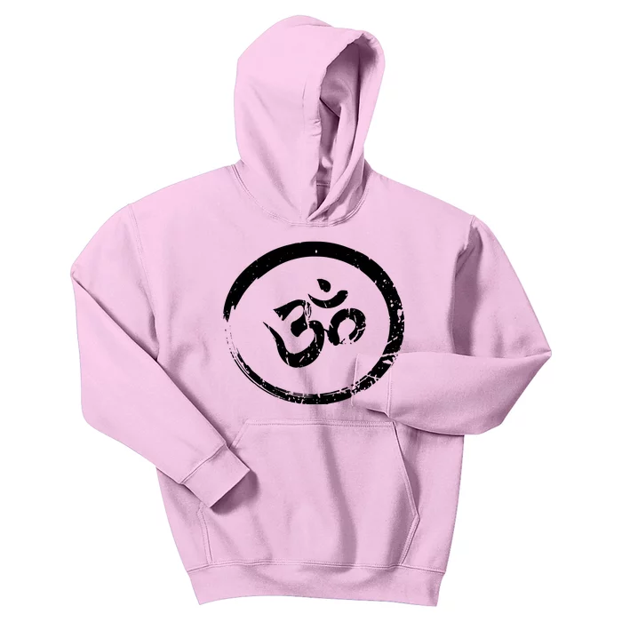 Ohm Om Aum Yoga Meditation Spiritual Namaste Gift Hoodie Kids Hoodie