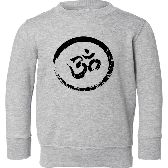 Ohm Om Aum Yoga Meditation Spiritual Namaste Gift Hoodie Toddler Sweatshirt