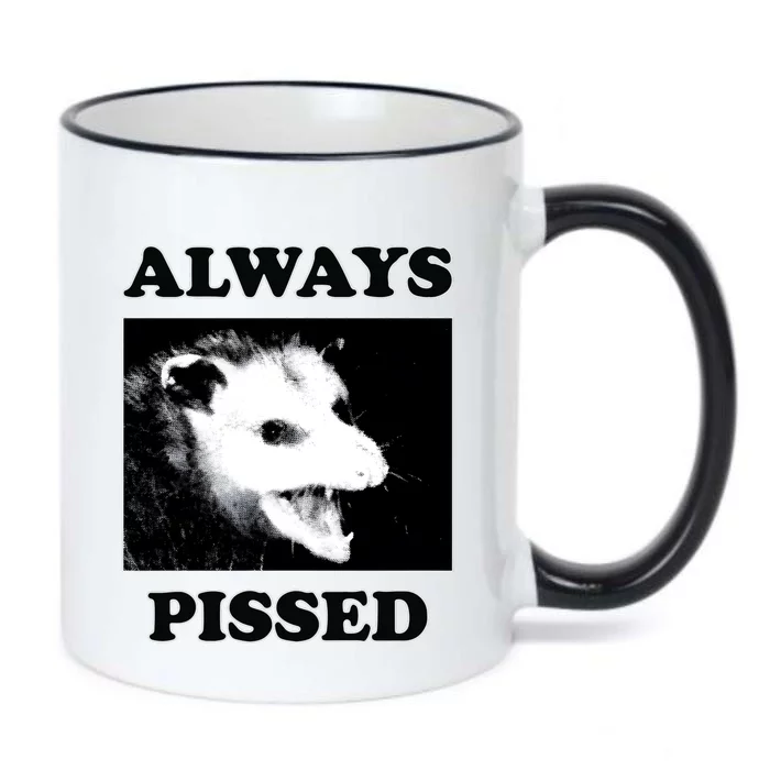 Opossum Opossum Always Pissed Black Color Changing Mug