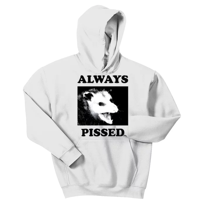 Opossum Opossum Always Pissed Kids Hoodie