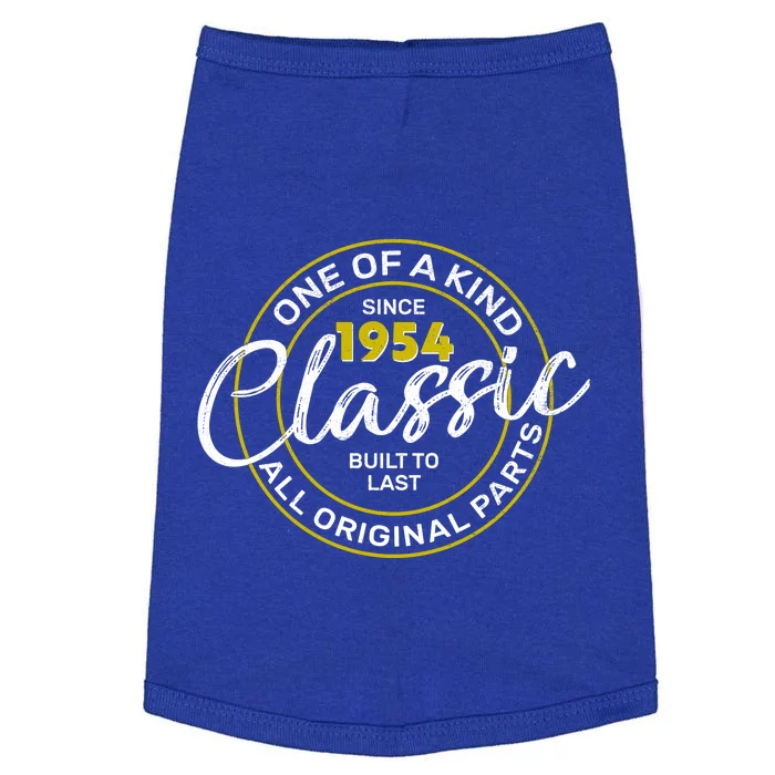 One Of A Kind Since 1954 Classic 70th Birthday Doggie Tank