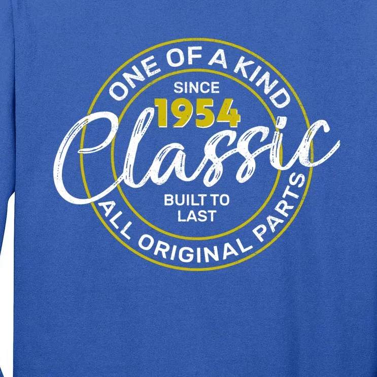 One Of A Kind Since 1954 Classic 70th Birthday Tall Long Sleeve T-Shirt