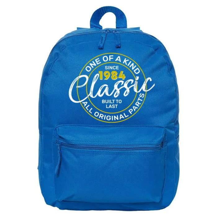 One Of A Kind Since 1984 Classic 40th Birthday 16 in Basic Backpack