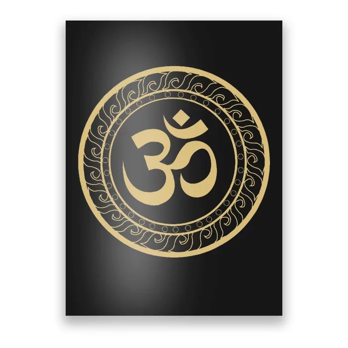 Om Ohm Aum Symbol Spiritual Yoga Poster