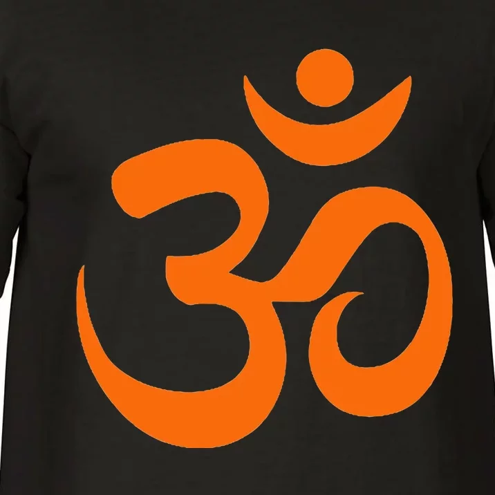 Om Omkar Aum Symbol Orange Graphic Spiritual Yoga Meditation Comfort Colors T-Shirt