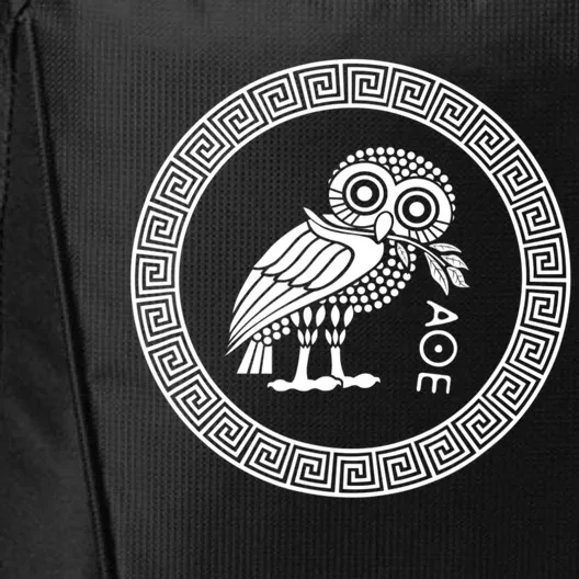 Owl Of Athena City Backpack