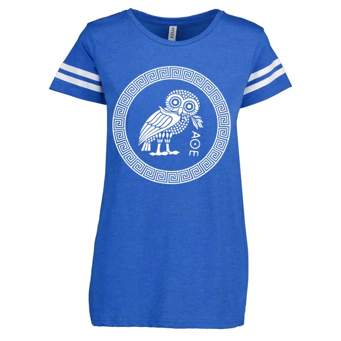 Owl Of Athena Enza Ladies Jersey Football T-Shirt