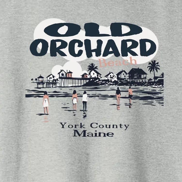 Old Orchard Beach Maine Women's Crop Top Tee