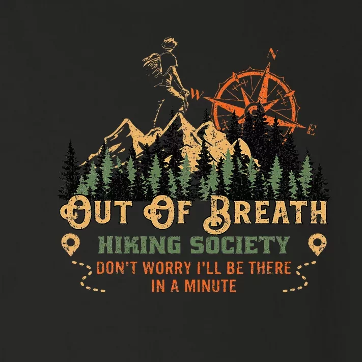 Out Of Breath Hiking Society Toddler Long Sleeve Shirt