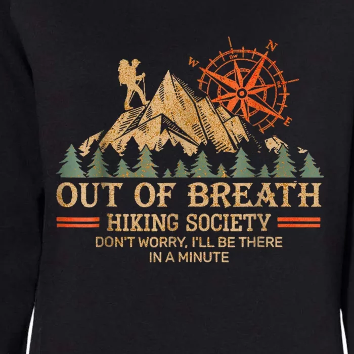 Out Of Breath Hiking Society Womens California Wash Sweatshirt